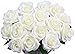 AmyHomie 15pcs Artificial Silk Roses Flowers Bouquet Home Wedding Decoration for Bridal Wedding Bouquet,Birthday Bunch Hotel Party Garden Floral Decor