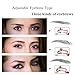 Eyebrow Stencils Professional Adjustable Make up Grooming Drawing Blacken Eyebrow Template (Pink-paper)