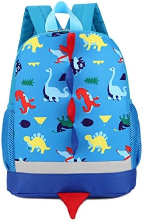 Printing Dinosaurs Kids Backpack Children Toddler Nursery Schoolbag Boy Girl Mini Travel Bags (blue)