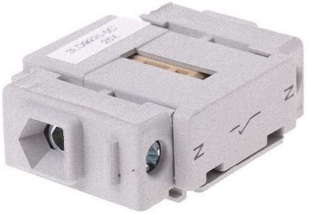 Siemens 3LD9220-0C Neutral Conductor, Leading Switching For Floor Mounting, up to 32A, Accessories For 3LD2 Main Control And Emergency-Stop Switches, White