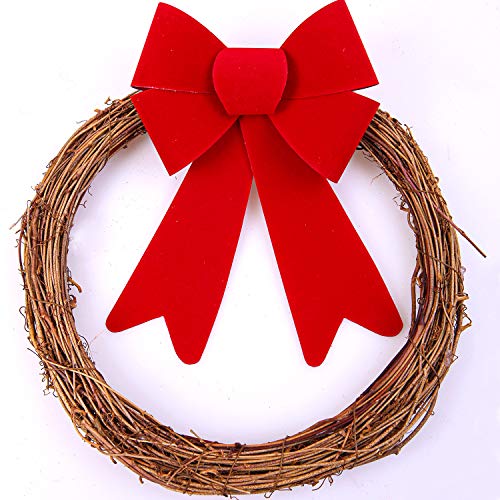 2 Aneco+Christmas+Wreaths+Outdoor+Decorations