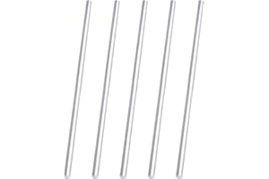 DOUYUDAO 3/8" Diameter 6061 Aluminum Round Rod 13" Long,T6511, Extruded, 0.375" Diameter (3/8x13inch, 5)