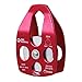 GM CLIMBING Red Large Rescue Pulley 32kN Single Sheave with Swing Plate CE UIAA Certified