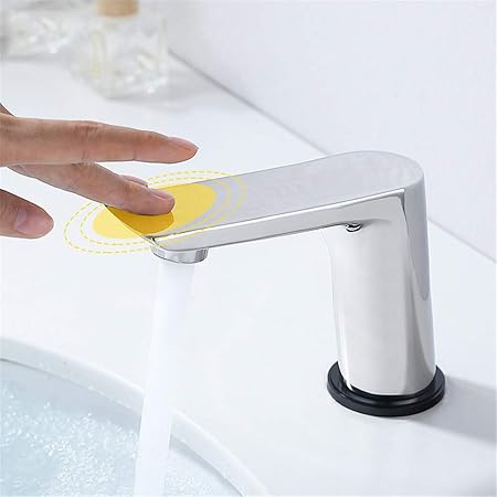 Touch Control Basin Faucets Touch Sensor Sensitive Bathroom Sink