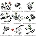 Asobeage 55-in-1 Gopro Accessories Kit for Hero 7,Hero 4,5,6,Session,Black,Hero 2018,Fusion,Head Strap Bike Car Backpack Clip Mount for AKASO Yi APEMAN VIVITAR SJCAN XIAOMI DBPOWER EK5000 EK7000