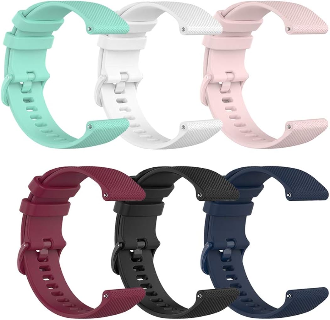 6Pack Straps Compatible with Bands Compatible with Yamay Smart Watch
