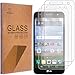 Mr.Shield [3-PACK] Designed For LG Fiesta LTE [Tempered Glass] Screen Protector [0.3mm Ultra Thin 9H Hardness 2.5D Round Edge]