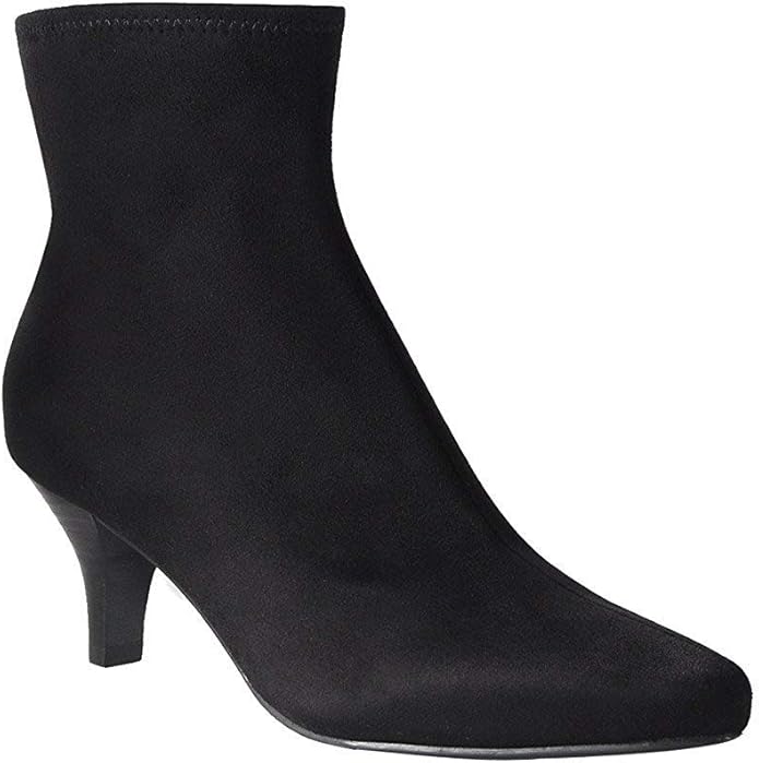 Impo Womens Neil Pointed Toe Ankle Fashion Boots, Black