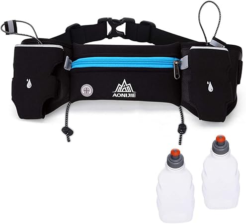 Xintd Ceinture De Course Reflechissante Avec Porte Bouteille D Eau Et 2 Bouteilles D Eau Sac De Sport Sac De Taille Pour Velo Ideal Pour L Exercice De Yoga Entrainement A Velo Randonnee Amazon Fr Cuisine Maison