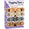 Hugging Paws Dog Bandages from Hug-a-Booboo, The Adorable Dog Bandages That Hug! Unique Bandages Feature Paintings of Actual Rescue Dogs! Great Dog Lover Gift! French Bulldog, Poodle, Lab, Mix 24 Ct