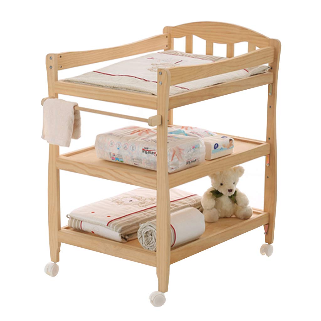 wooden changing table