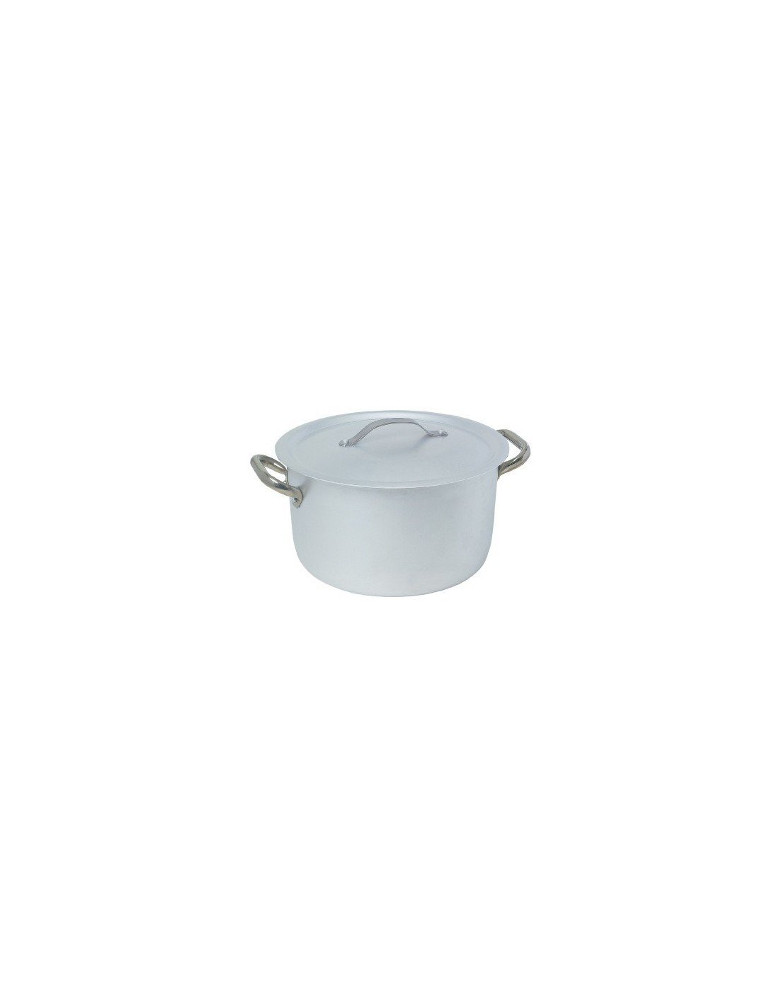 Pentole Agnelli Family Cooking Aluminium Saucepot With 2 Handles, 8.98 Litre