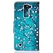 HKW LG K7 / K8 Case,LG Tribute 5 Case,LG Escape 3 Case, Plum Blossom Kickstand Flip Folio PU Leather Protective Wallet Case Cover Screen Protector for LG K7 / K8 / Escape 3 / Tribute 5 (MA1380)