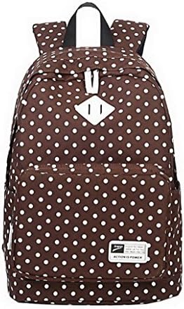 Hedwig Casual Backpack for College Bookbag School Bags - Brown
