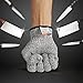 Pictek Cut Resistant Gloves, High Performance Level 5 Protection, Food Grade Cut Proof Gloves Knit Wrist Glove for Cutting and slicing, 1 pair (Large)