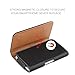 Samsung Galaxy S7 , S6 , S5~Roomy Black/Brown Pebbled Leather Sleeve Pouch Case Belt Loop Holster [Fits Phone With Otterbox Defender/Juice Pack Battery Case/Lifeproof Waterproof Protective Cover]