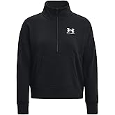 Under Armour Women's Rival Fleece Half Zip Long Sleeve Crew
