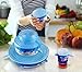 Silicone Stretch Lids Insta Lids By BestOffer Reusable Food Covers Wrap Stretch Top Lid Suction BPA Free Microwave Storage Organizer 6 Pack (Blue)