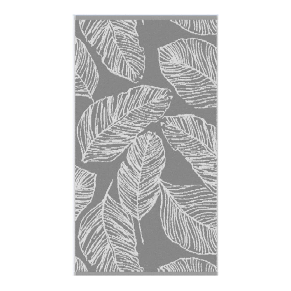 Fusion Bathroom - Matteo - Jacquard Hand Towel - 50 x 90cm in Grey