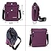 ENKNIGHT Nylon Crossbody Purse Bag for Women Travel Shoulder handbags Purple