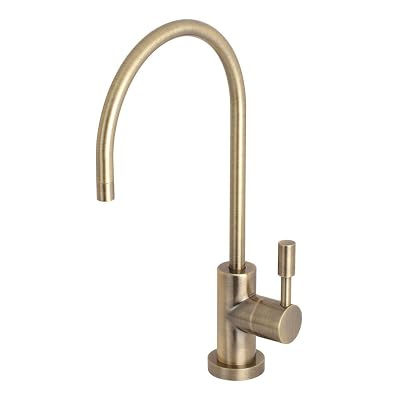 Kingston Brass KS8193DL Concord Single Handle Water Filtration Faucet, Antique Brass