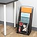 Mind Reader 4 Pocket Metal Mesh Newspaper and Magazine Rack, Black