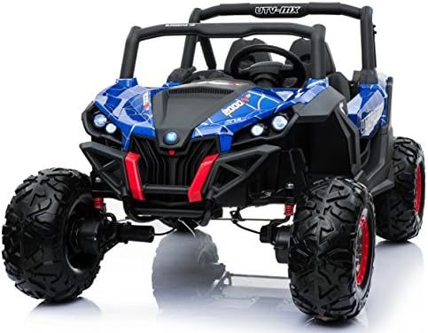 Special Exclusive Waterprint SPIDER Color! 2 SEATER! HUGE! NEW BUGGY style! - 4 MOTORS-3 SPEEDS- REMOTE CONTROL! Ride on children electric two seats car! POWER WHEELS for kids BATTERY 24V in Total!