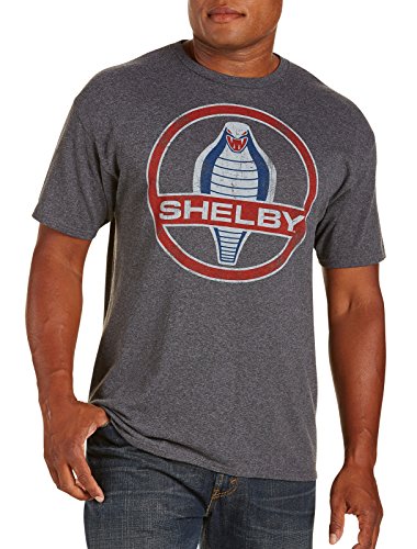 Shelby Cobra Big & Tall Short Sleeve Graphic T-Shirt (8XL, Charcoal Heather)