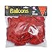 Stephen King's It Surprise Party Decorations Balloons I Love Derry Halloween Cosplay Party Perfect Horror Props Supplies for Matching Outfits 12inch Red Balloons[25pcs]
