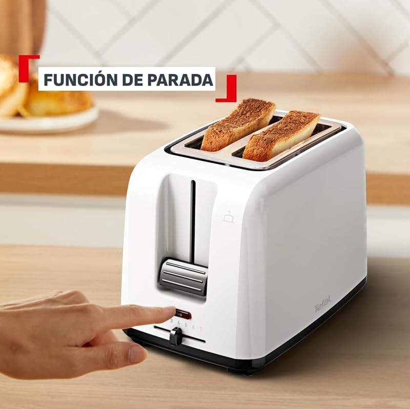 Vita, Tostadora 2 Ranuras, 7 Niveles de tostado, Blanco