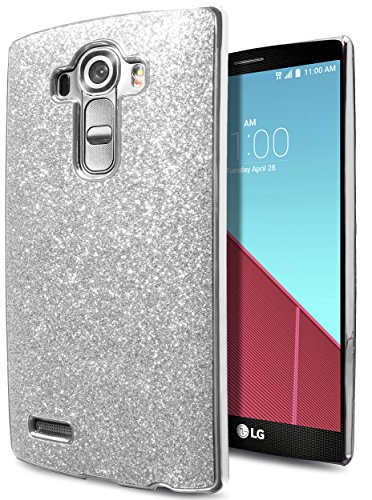 LG G4 Case, Cimo [Glitz] Premium Glamour Glitter Bling Hard Case for LG G4 (2015) - Silver