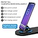 Elaime Fast Wireless Charger, 4 in 1 Wireless Charging Dock Compatible with Apple Watch 5 and Airpods Pro, Qi Wireless Charging Station Stand for iPhone 11 11 Pro Max X Xs XR Xs Max 8 8 Plus （Black）