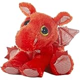 Aurora World Dreamy Eyes Plush Flame Red Dragon, 10" - 21249