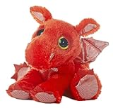 Aurora World Dreamy Eyes Plush Flame Red Dragon, 10