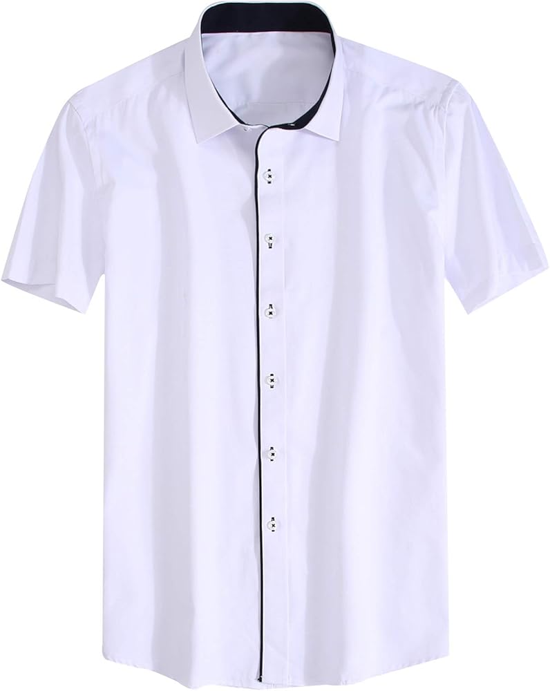 colored dress shirts with white collars