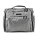 JuJuBe B.F.F Multi-Function Convertible Diaper Backpack/Messenger Bag Onyx Collection, Gray Matter, One Size