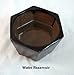 Self Watering Glazed Ceramic Pot - Brown - 6 3/8