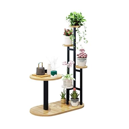 Soportes para plantas Jardinería Inicio Piso Flower Stand Multi ...