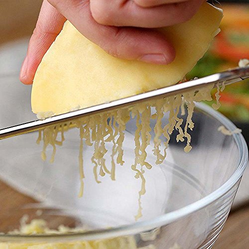 Pocktyle Practice Utensils Kitchen Accessories Stainless Steel Handheld Grater Potato Peeler Slicer Cheese Zester Fruit Vegetable Tools - Thumbnail 3
