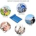 Your Choice Cooling Towel 4 Pack Instant Cool Sports Yoga Towel Set, Snap Cool Towels for Neck, Fast Chill Towel for Golf Running Biking Blue, Gray, Purple and Black 12 x 40 Inchthumb 4