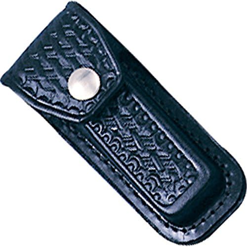 Sheath Leather Belt Pouch, Black, Fits 3 1/2in. to 4in. Knife SH201