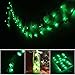 LEORX Shamrock String Lights for St Patrick's Day - 11.5 Ft, 35 Lights