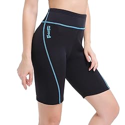 GoldFin Wetsuit Shorts for Women, 2mm Neoprene