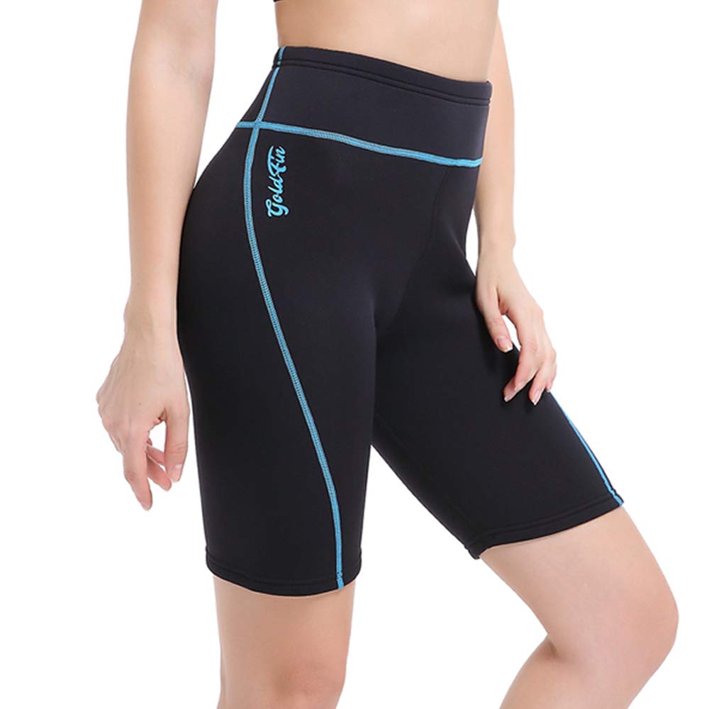 GoldFin Wetsuit Shorts for Women, 2mm Neoprene