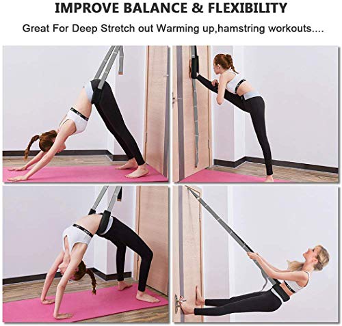 Yoga-Stretching-Strap-Leg-Stretcher-Backbend-Assist-Trainer-Pilates-Equipment-for-Home-Workouts-Back-Waist-Leg-Flexibility-Door-Strap-for-Pilates-Ballet-Dance-Splits-Gymnastics