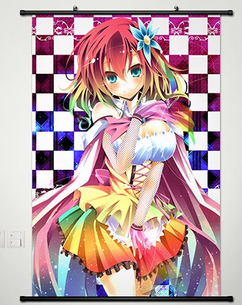 Home Decor Japanese Anime No Game No Life Sora Shiro sexy Cosplay 24.5x34.5 Inches -065