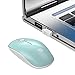 FD 2 Pack Wireless Mouse (Battery Included), V8 2.4G Slim Silent Travel Cordless Mouses Set Optical Mice Combo with Nano Receiver for Couples, Friends, Colleagues and Parents (Mint Green &White)