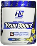 Ronnie Coleman Signature Series Yeah Buddy 30 Serve Pre-Workout Supplement, Strawberry Lemonade, 240 Gram