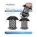 PretiHom B-Comb Universal Bathtub Drain Hair Catcher Stand-Up Shower Stall Drain Protector/Strainer/Snare 2 Pack