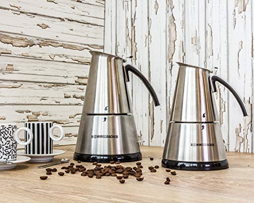 ROMMELSBACHER EKO 364/E Espressokocher elektrisch (2-4 Tassen, 250ml Füllmenge, 2 Edelstahl-Filtereinsätze… – Bild 5